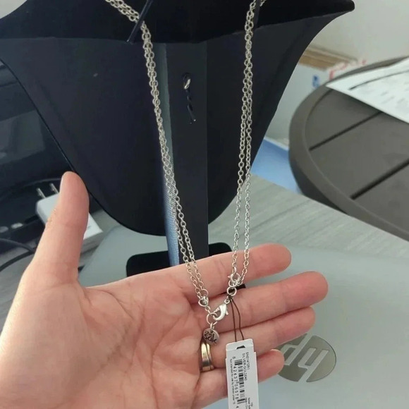 THE Sak women's silver and gold necklace - Picture 6 of 8